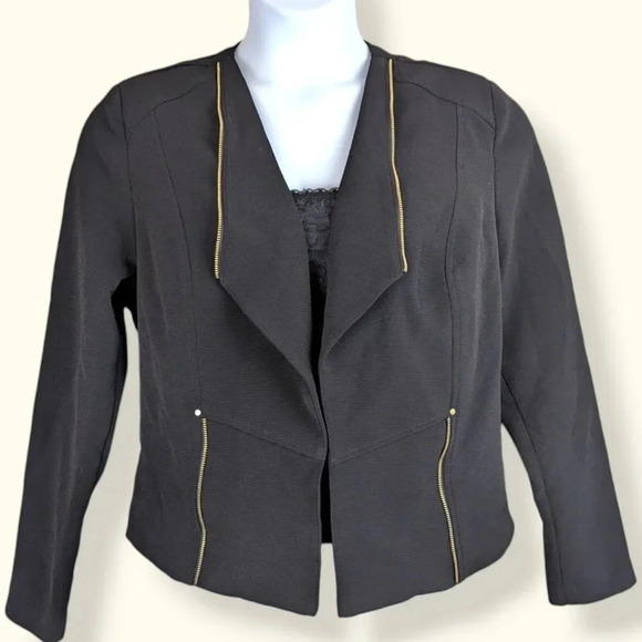 Women's Black Jacket - Picture 1 of 6